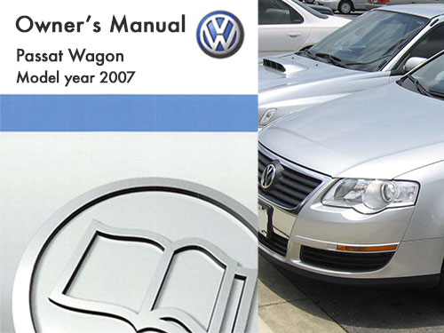 2007 Volkswagen Passat Wagon  Owners Manual in PDF