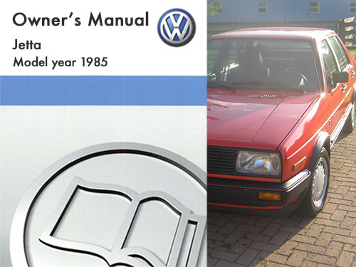 1985 Volkswagen Jetta  Owners Manual in PDF