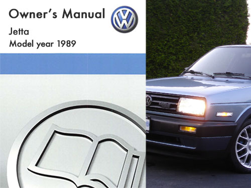 1989 Volkswagen Jetta  Owners Manual in PDF