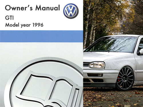 1996 Volkswagen GTI  Owners Manual in PDF