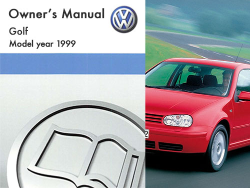 1999 Volkswagen Golf  Owners Manual in PDF