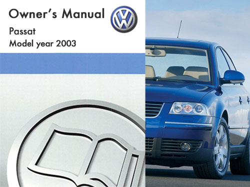 2003 Volkswagen Passat  Owners Manual in PDF
