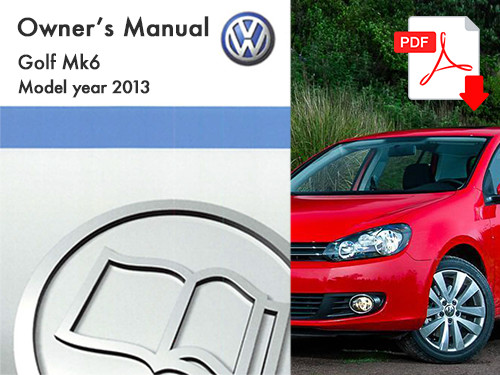 2013 Volkswagen Golf  Owners Manual in PDF