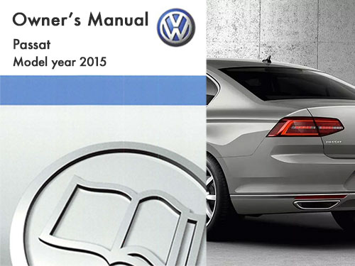 2015 Volkswagen Passat Owners Manual in PDF