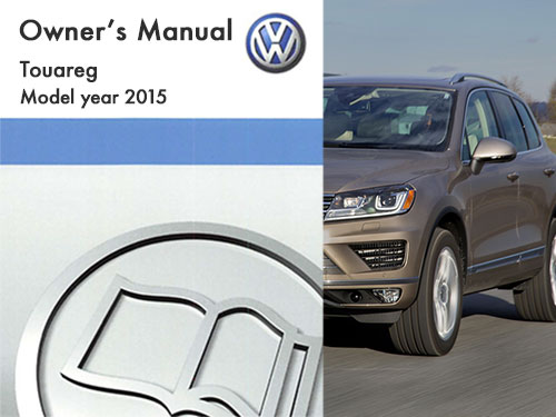 2015 Volkswagen Touareg  Owners Manual in PDF
