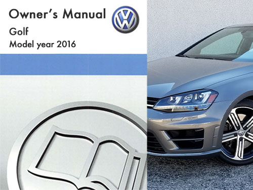 2016 Volkswagen Golf  Owners Manual in PDF