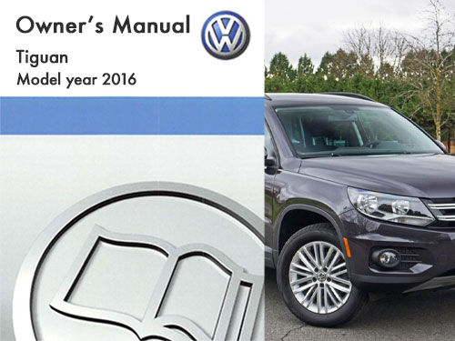 2016 Volkswagen Tiguan  Owners Manual in PDF