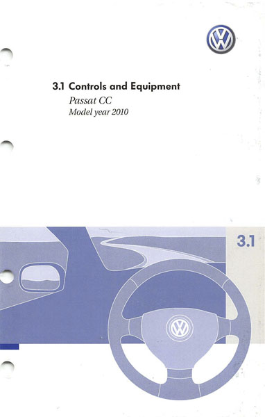 2010 Volkswagen CC Owners Manual in PDF